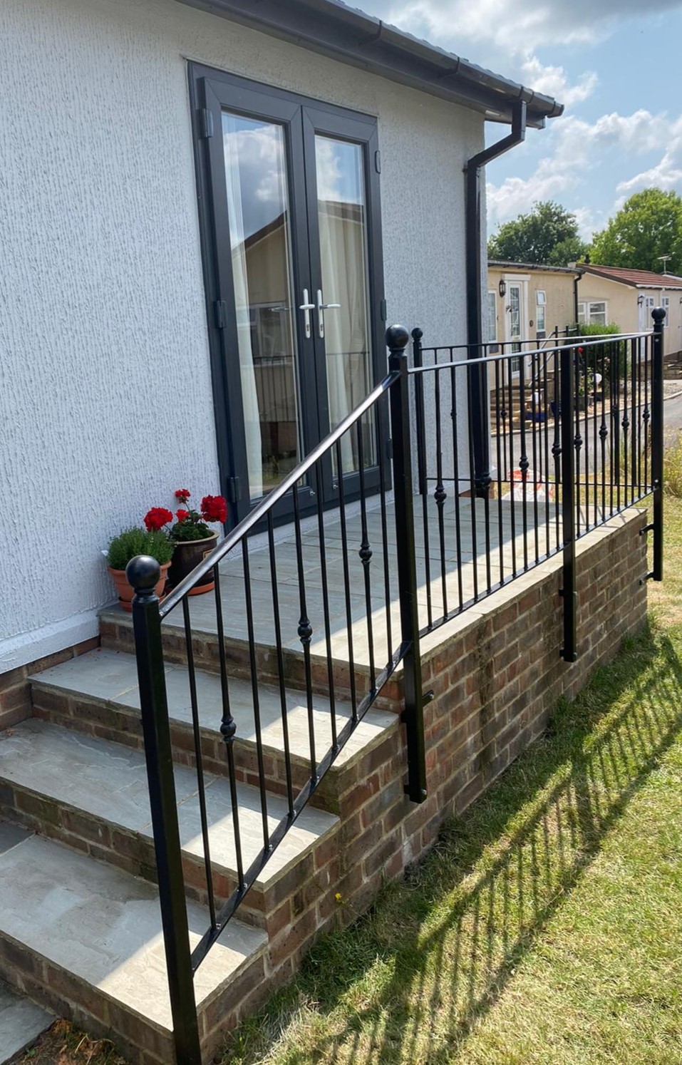 Static Home Step Rails - Petersfield Forge